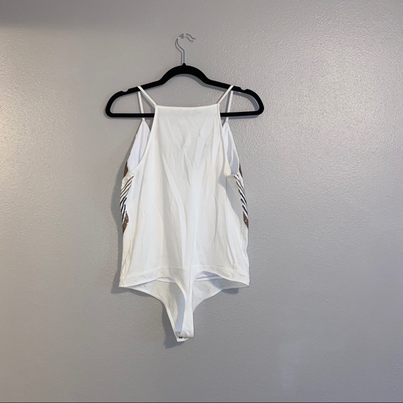 Express Tops Express Sequin Bodysuit Poshmark
